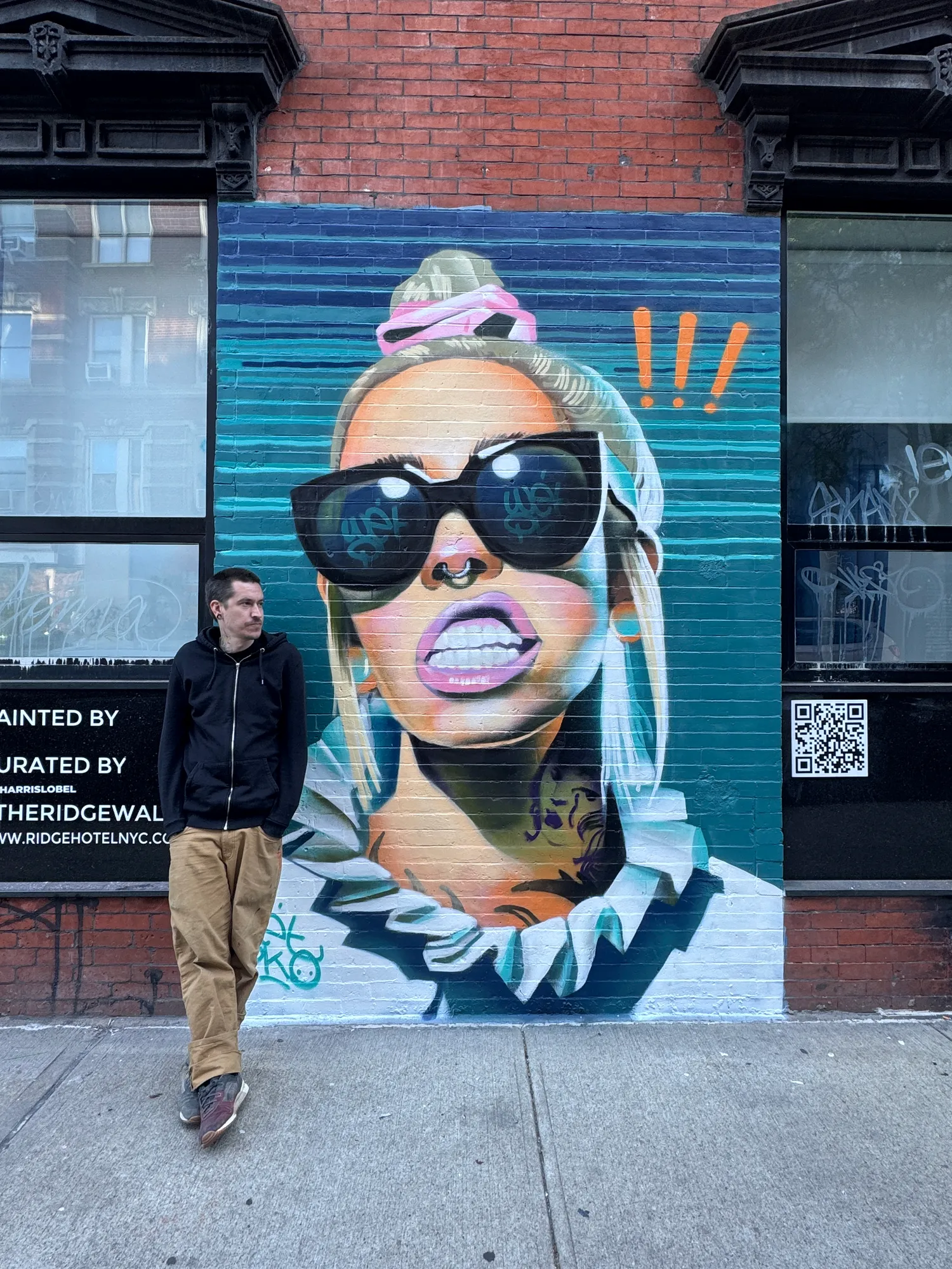 Edith in NYC mural in New York, NY by Wetiko