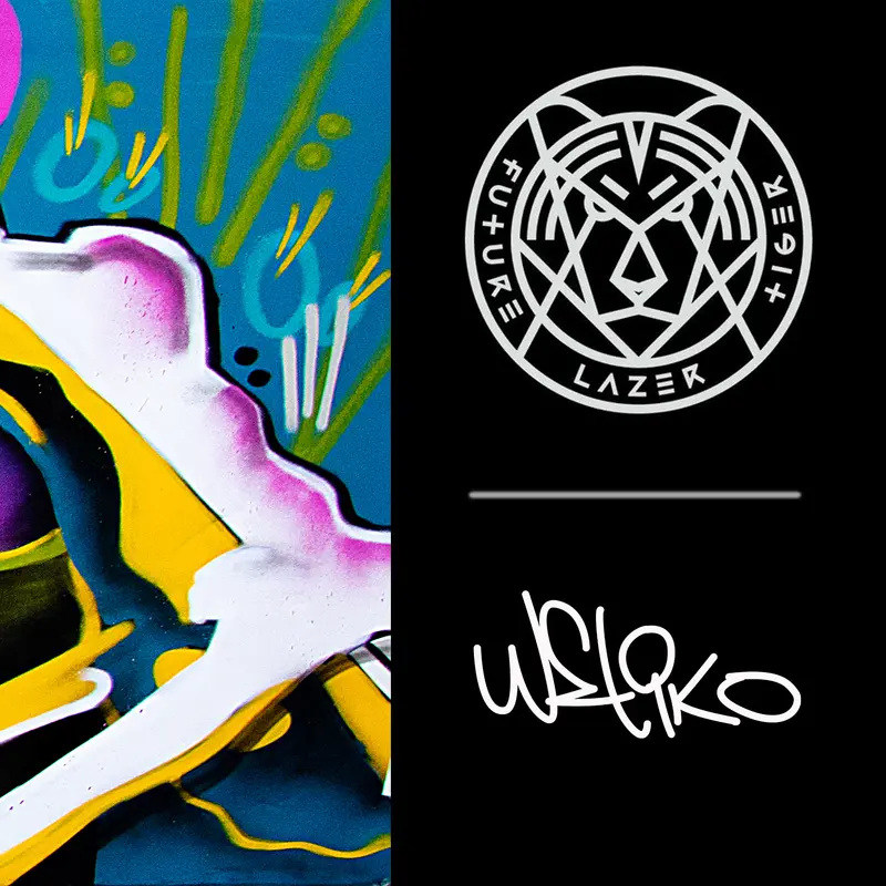 Futurelazertiger (portable mural) mural by Wetiko, behind the scenes, photo 5