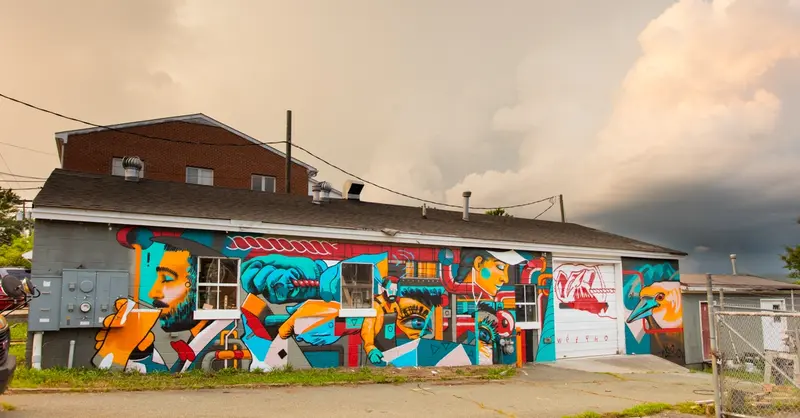 JPH Woodworks mural