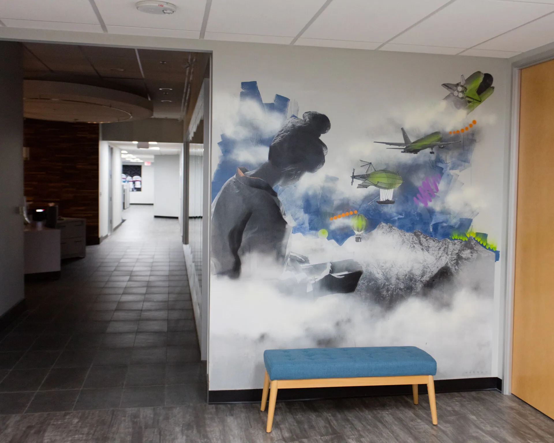 Novara Tesija & Catenacci PLLC mural in Troy, MI by Wetiko, photo 8