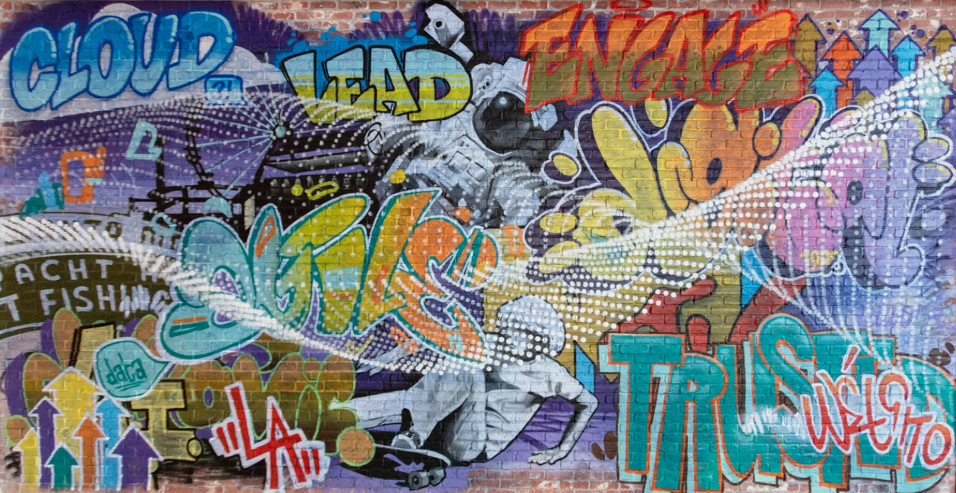 Santa Monica (Private Client) mural in Santa Monica, CA by Wetiko