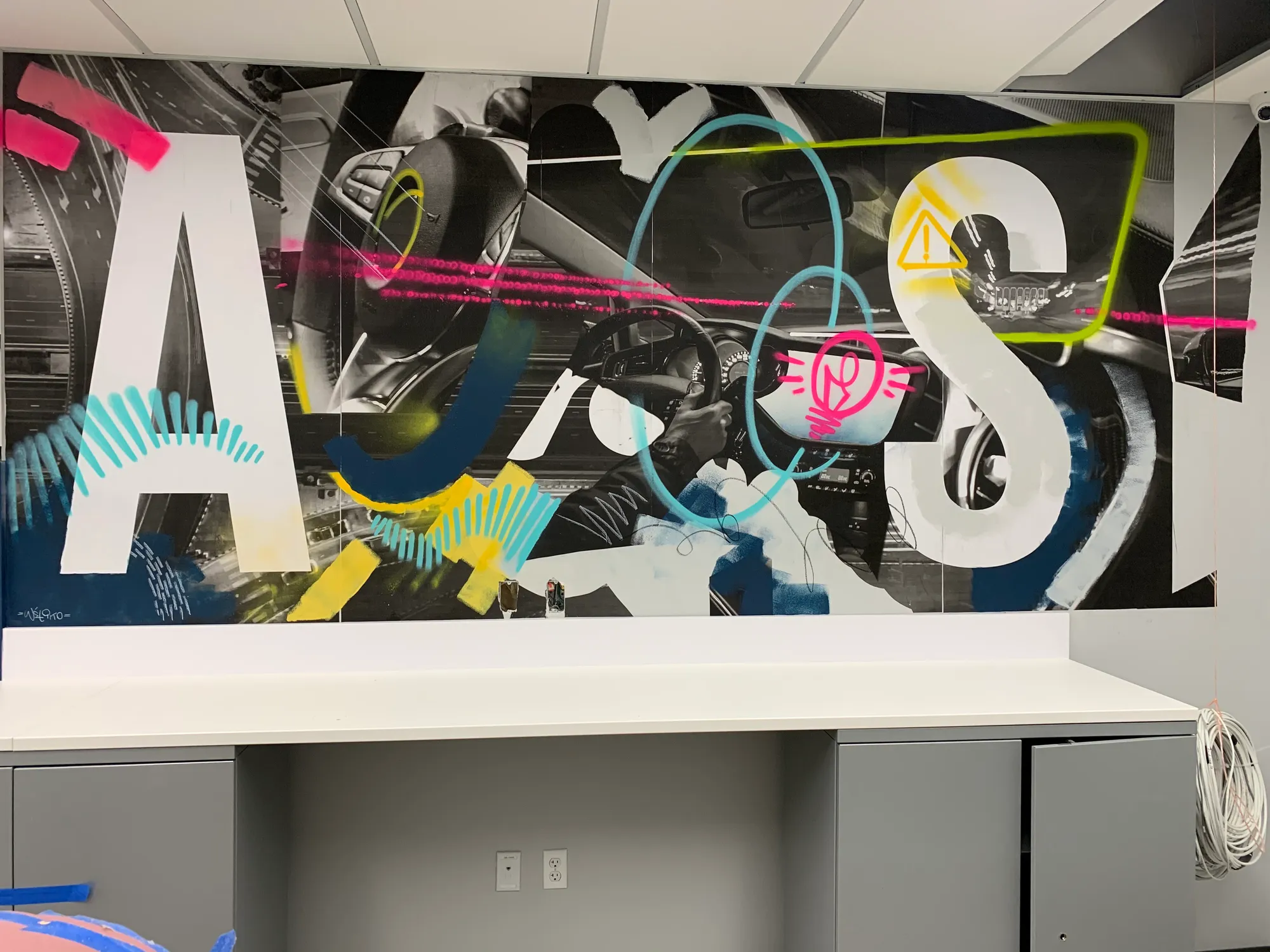 ZF North America mural in Northville, MI by Wetiko, photo 3
