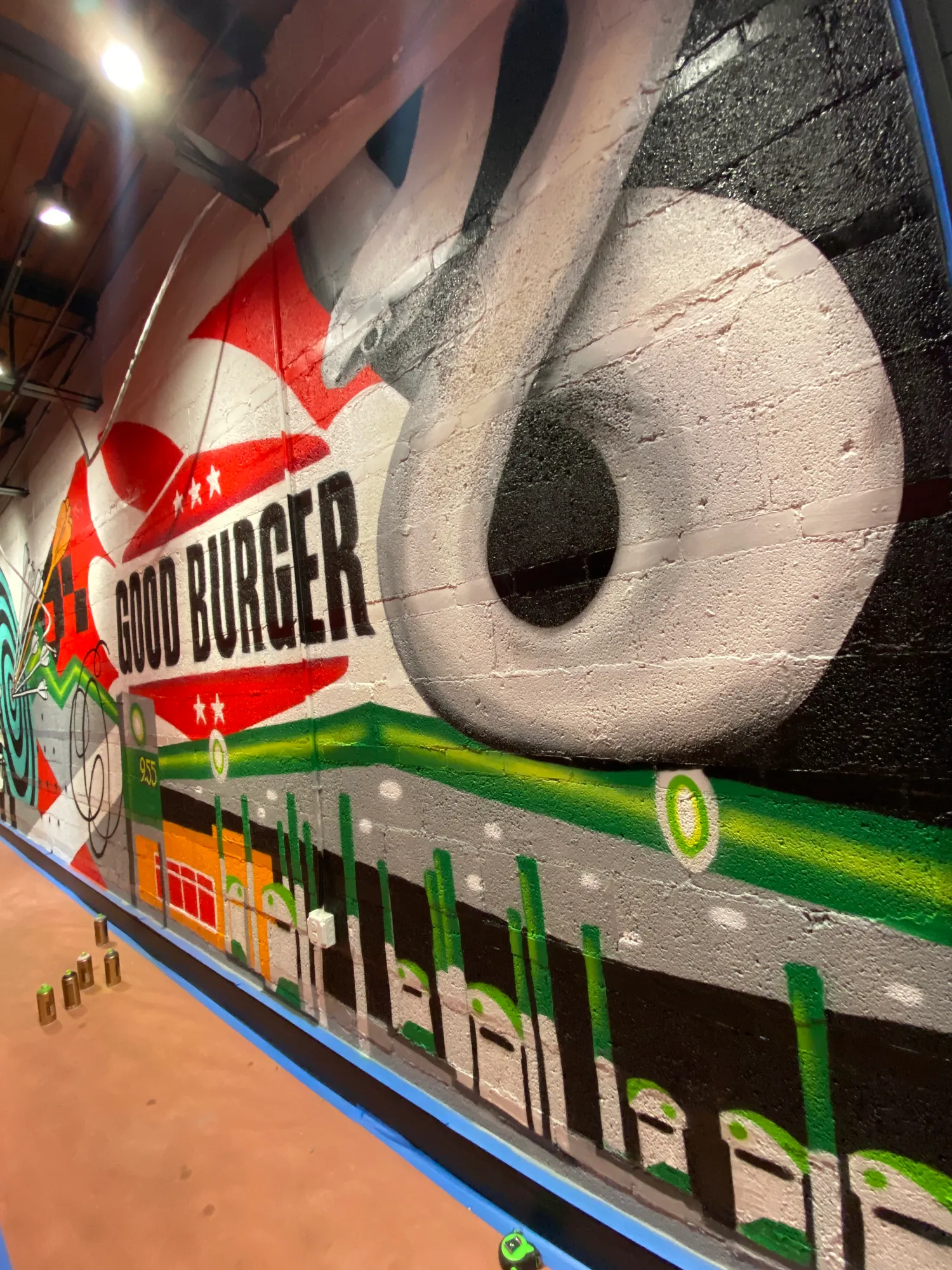 Zo's Good Burger mural in Dearborn, MI by Wetiko, photo 3